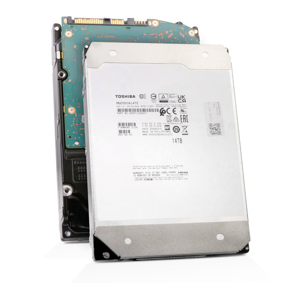 Toshiba MG09 MG09SCA14TE 14TB 7.2K RPM SAS 12Gb/s 512e 512MB 3.5in Refurbished HDD
