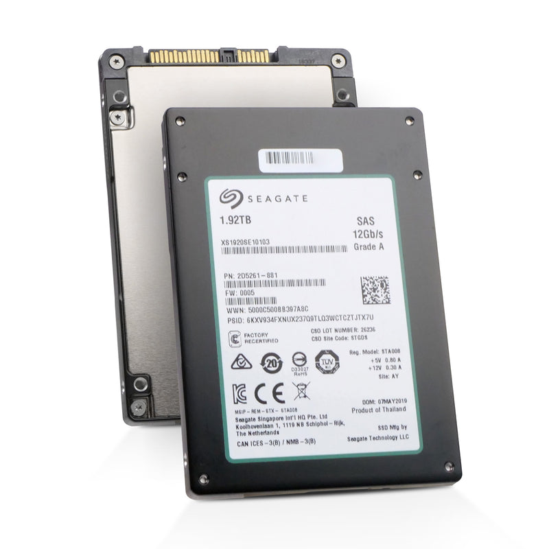 Seagate Nytro 3330 XS1920SE10103 1.92TB 1 DWPD SAS 12Gb/s 2.5" Manufacturer Recertified SSD