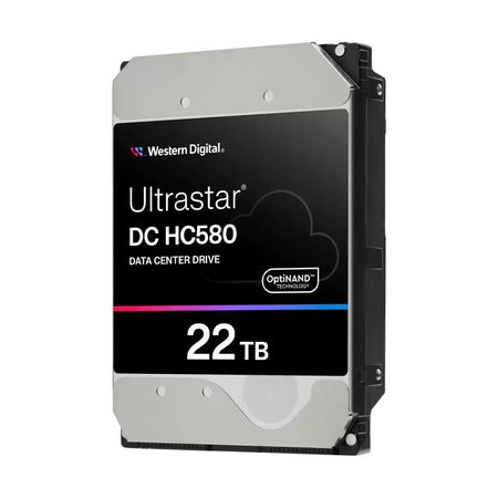 Western Digital Ultrastar DC HC580 WUH722422ALE6L1 0F62784 22TB 7.2K RPM SATA 6Gb/s 512e SED 3.5in Hard Drive