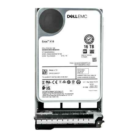 Dell G13 0JWV1P 16TB 7.2K RPM SATA 6Gb/s 512e 3.5in Recertified Hard Drive