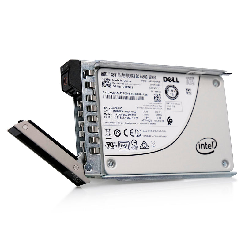 Dell G14 0XCN15 1.92TB 1.76 DWPD SATA 6Gb/s 3D TLC 2.5in Solid State Drive