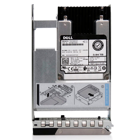 Dell G14 0XCRDV 3.84TB 1 DWPD SAS 12Gb/s MLC Hybrid 3.5in Recertified Solid State Drive