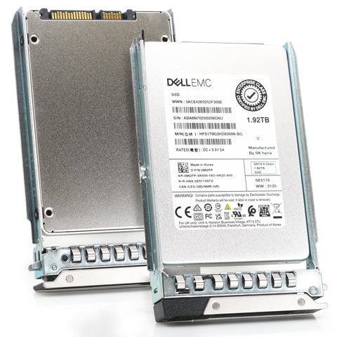 Dell G14 962FP HFS1T9G3H2X069N 1.92TB SATA 6Gb/s 1DWPD Read Intensive 2.5in Recertified Solid State Drive