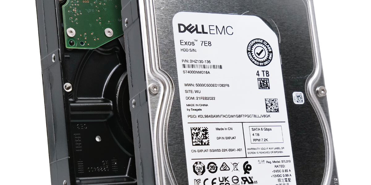 SEAGATE Exos 7E8 4TB×4 16TB HDD Seagate/Dell Exos 7E8 ST4000NM016A 4TB SATA 3.5