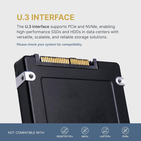 Dell G14 07FD1J 15.36TB 1 DWPD PCIe Gen 4.0 x4 8GB/s Read-Intensive 3D TLC U.3 NVMe 2.5in SSD