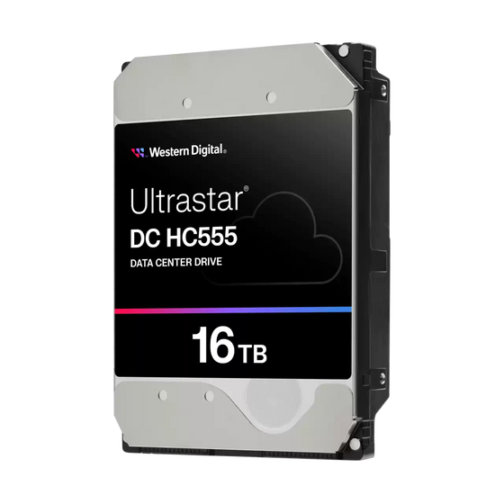 WD Ultrastar DC HC555 WUH722016CL5204 0B47745 16TB 7.2K RPM SAS 12Gb/s 512e 512MB 3.5in HDD