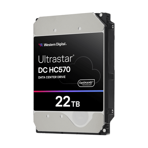 Western Digital Ultrastar DC HC570 WUH722222ALE6L1 0F48154 22TB 7.2K RPM SATA 6Gb/s 512e 3.5in Hard Drive