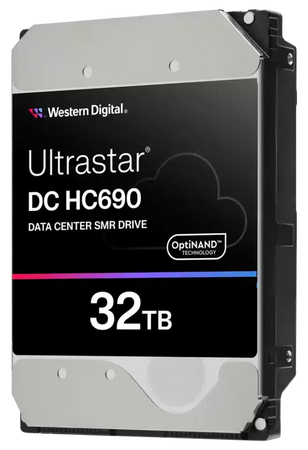 Western Digital Ultrastar DC HC690 WSH72BV32ALE604 0F63125 32TB 7.2K RPM SATA 6Gb/s 512e 3.5in Refurbished HDD