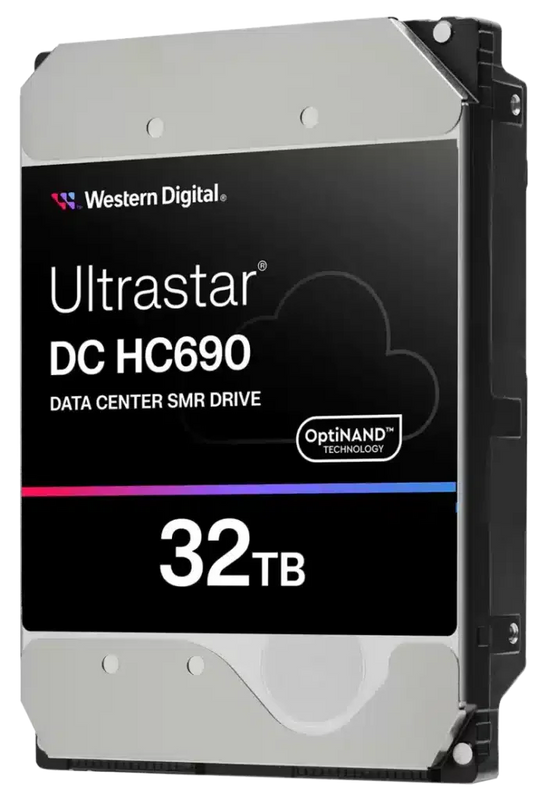 Western Digital Ultrastar DC HC690 WSH72BV32ALE604 0F63125 32TB 7.2K RPM SATA 6Gb/s 512e 3.5in Refurbished HDD