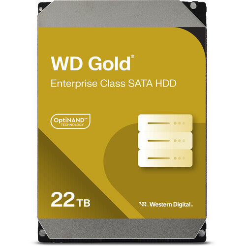 Western Digital WD Gold WD221KRYZ 22TB 7.2K RPM SATA 6Gb/s 512e 3.5in Recertified Hard Drive