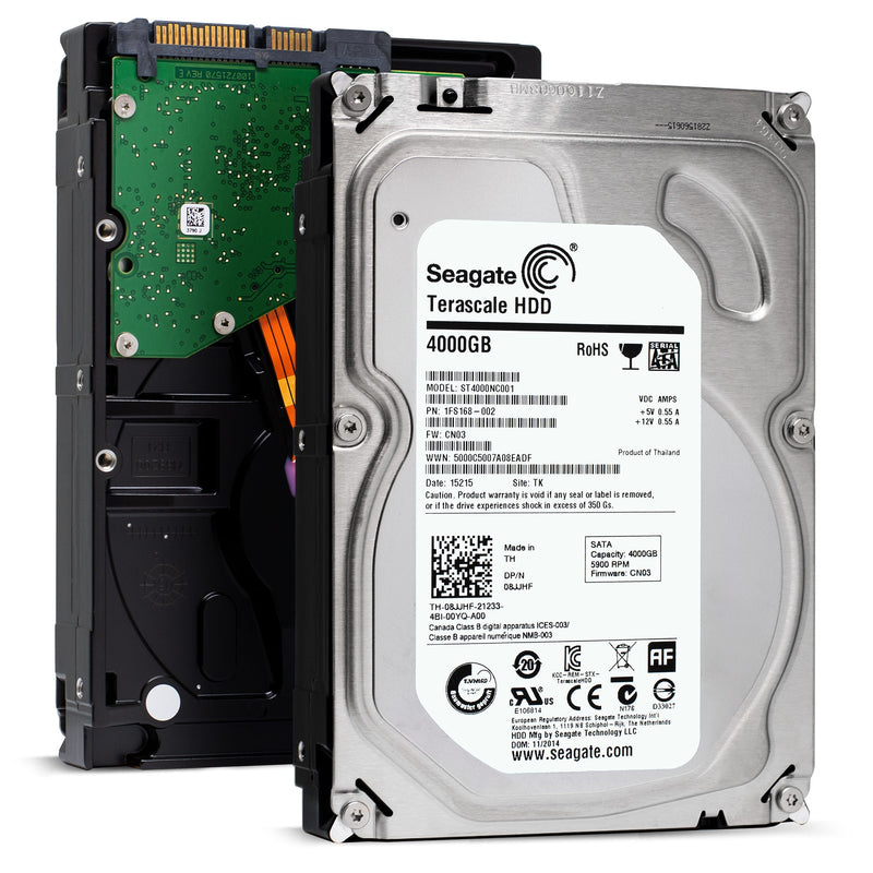 Dell ST4000NC001 4TB 5.9K RPM SATA 6Gb/s 512e 3.5" HDD