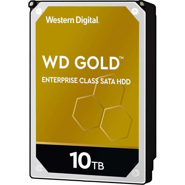 Western Digital Gold WD102KRYZ 10TB 7.2K RPM SATA 6Gb/s 512e 256MB 3.5" Hard Drive