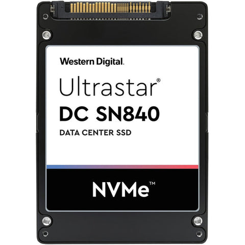 Western Digital Ultrastar DC SN840 WUS4BA138DSP3X1 0TS1877 3.84TB PCIe Gen 3.1 x4 4GB/s 3D TLC U.2 NVMe 2.5in Recertified Solid State Drive