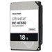 Western Digital Ultrastar HC550 WUH721818ALN604 0F38414 18TB 7.2K RPM SATA 6Gb/s 4Kn Power Disable 3.5in Hard Drive