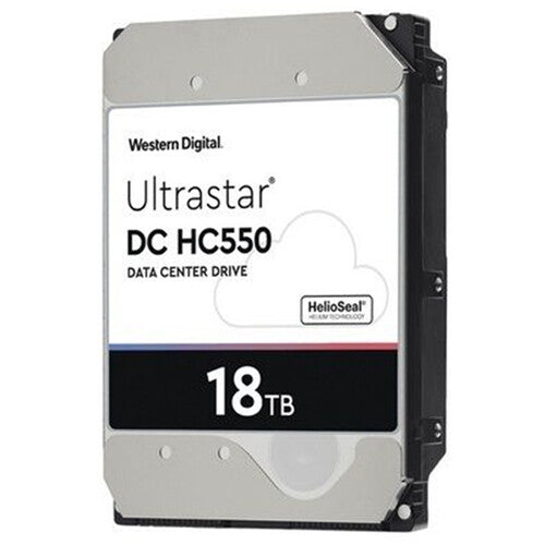 Western Digital Ultrastar DC HC550 WUH721818ALE6L1 0F38458 18TB 7.2K RPM SATA 6Gb/s 512e SED TCG-Enterprise 3.5in Refurbished HDD