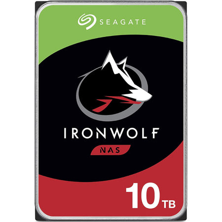 Seagate IronWolf ST10000VN0008 10TB 7.2K RPM SATA 6Gb/s 256MB 3.5" NAS Manufacturer Recertified HDD Main Picture