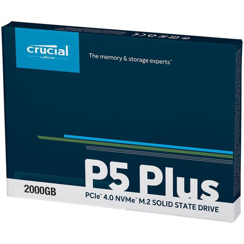 Crucial P5 Plus CT2000P5PSSD8 2TB PCIe Gen 4.0 x4 8GB/s M.2 Refurbished SSD