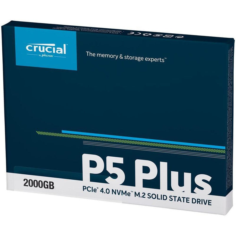 Crucial P5 Plus CT2000P5PSSD8 2TB PCIe Gen 4.0 x4 8GB/s M.2 Recertified Solid State Drive