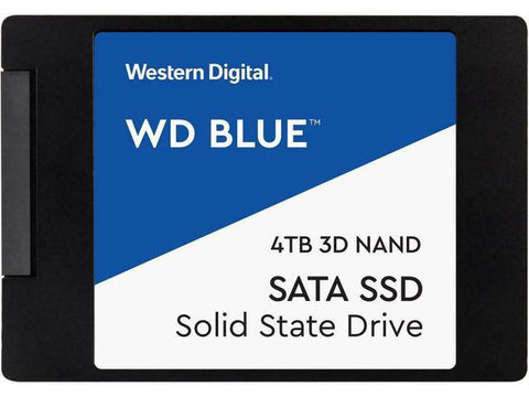 Western Digital Blue WDS400T2B0A 4TB SATA 6Gb/s 3D TLC 2.5in Solid State Drive - Box Image