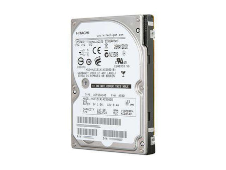Hitachi Ultrastar C15K147 HUC151414CSS600 0B23723 147GB 15K RPM SAS 6Gb/s 2.5" Hard Drive