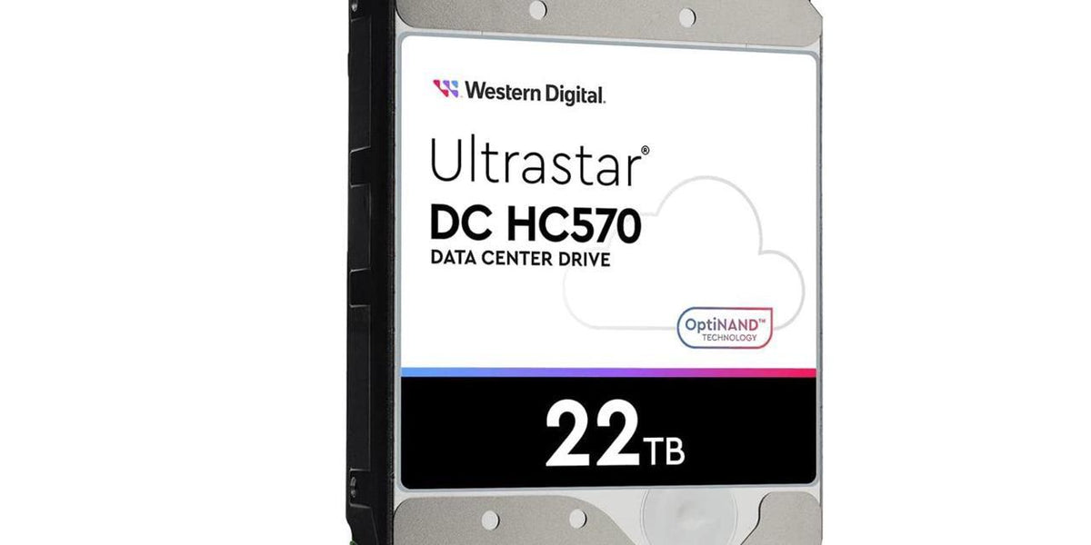 Western Digital Ultrastar DC HC570 WUH722222ALE6L4 0F48155 22TB 7.2K RPM  SATA 6Gb/s 512e SE 3.5in Hard Drive