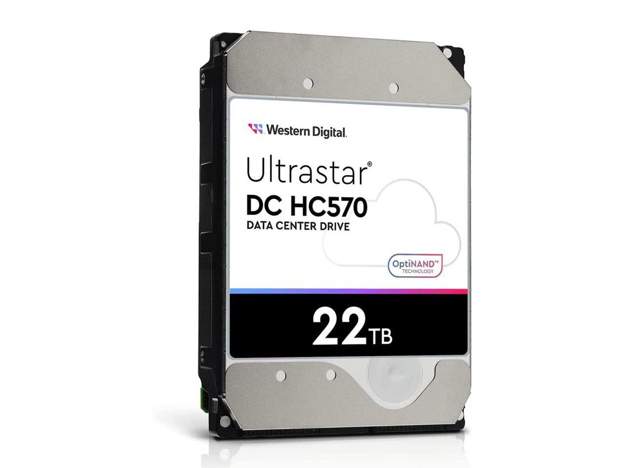 Western Digital Ultrastar DC HC570 WUH722222ALE6L4 0F48155 22TB 7.2K RPM SATA 6Gb/s 512e SE 3.5in Hard Drive