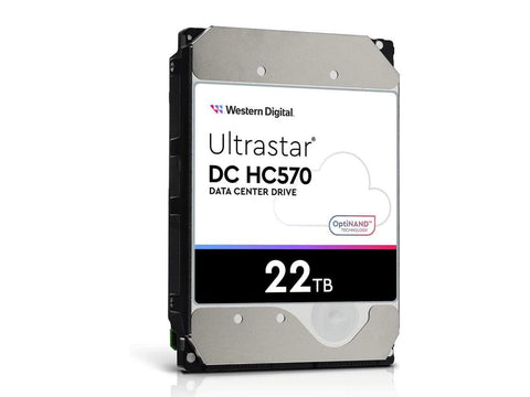 Western Digital Ultrastar DC HC570 WUH722222ALE6L4 0F48155 22TB 7.2K RPM SATA 6Gb/s 512e SE 3.5in Refurbished HDD