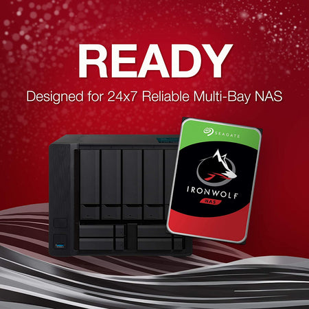 Seagate IronWolf ST10000VN0008 10TB 7.2K RPM SATA 6Gb/s 256MB 3.5" NAS Manufacturer Recertified HDD Ready