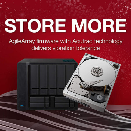 Seagate IronWolf ST10000VN0008 10TB 7.2K RPM SATA 6Gb/s 256MB 3.5" NAS Manufacturer Recertified HDD Store More