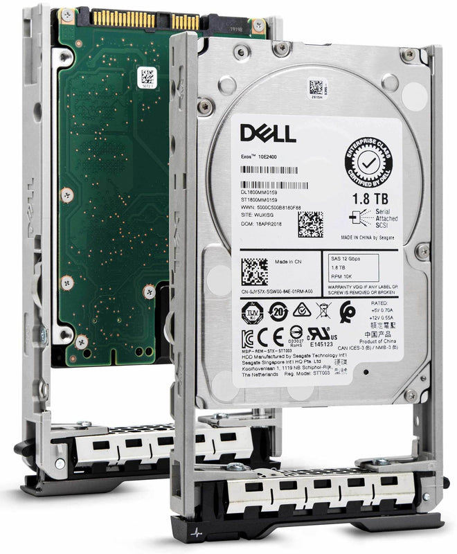 Dell G13 400-AGTQ 1.8TB 10K RPM SAS 6Gb/s 512e 2.5" Manufacturer Recertified HDD