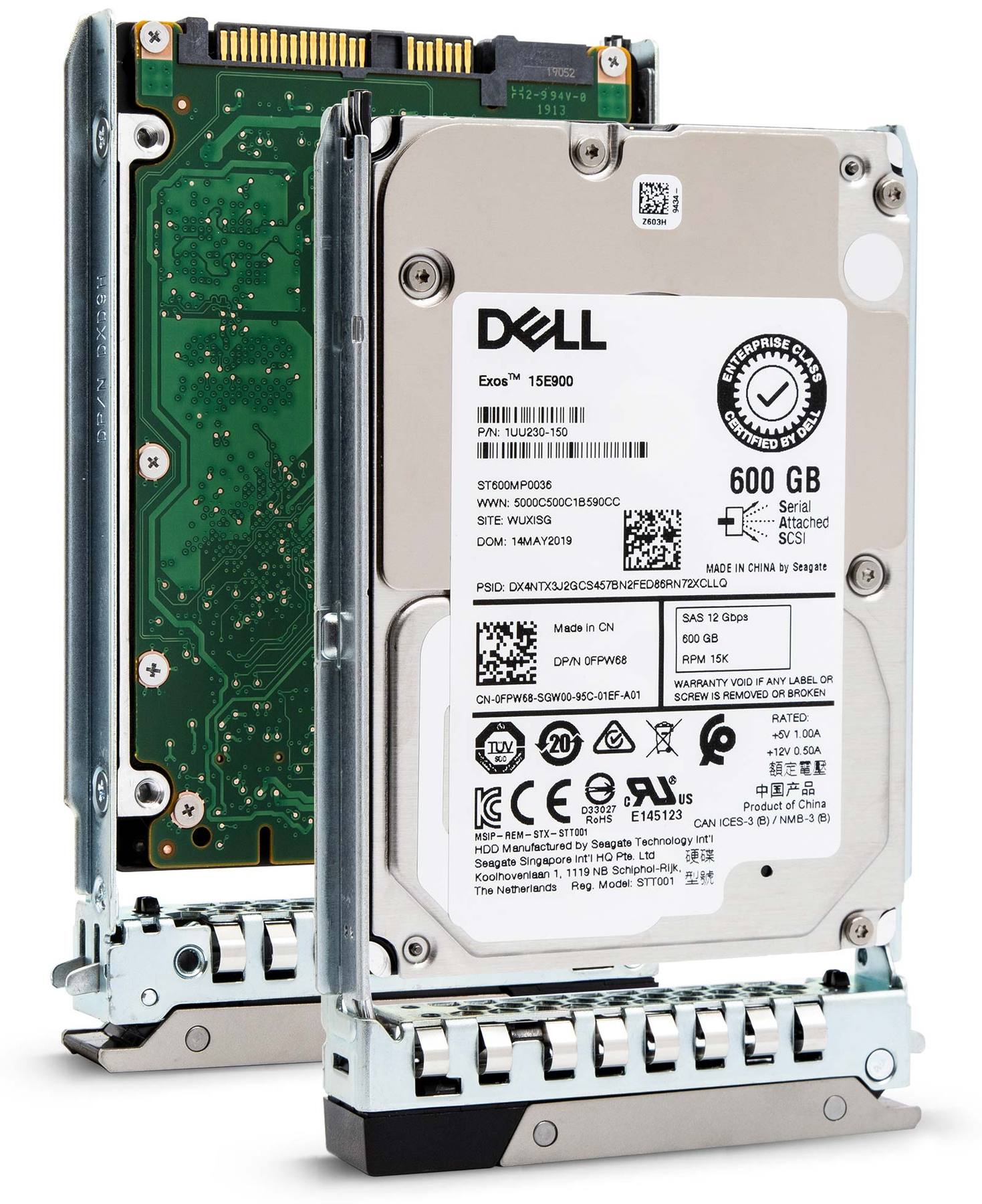 Dell G14 HF81W 600GB 15K RPM SAS 12Gb/s 512n 2.5" HDD