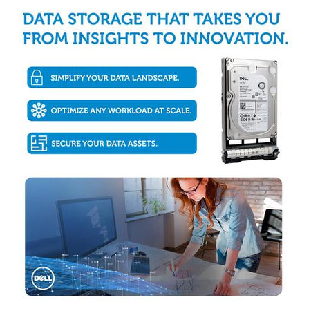 Dell G13 0P2DKC 8TB 7.2K RPM SAS 12Gb/s 512e 3.5" NearLine Hard Drive