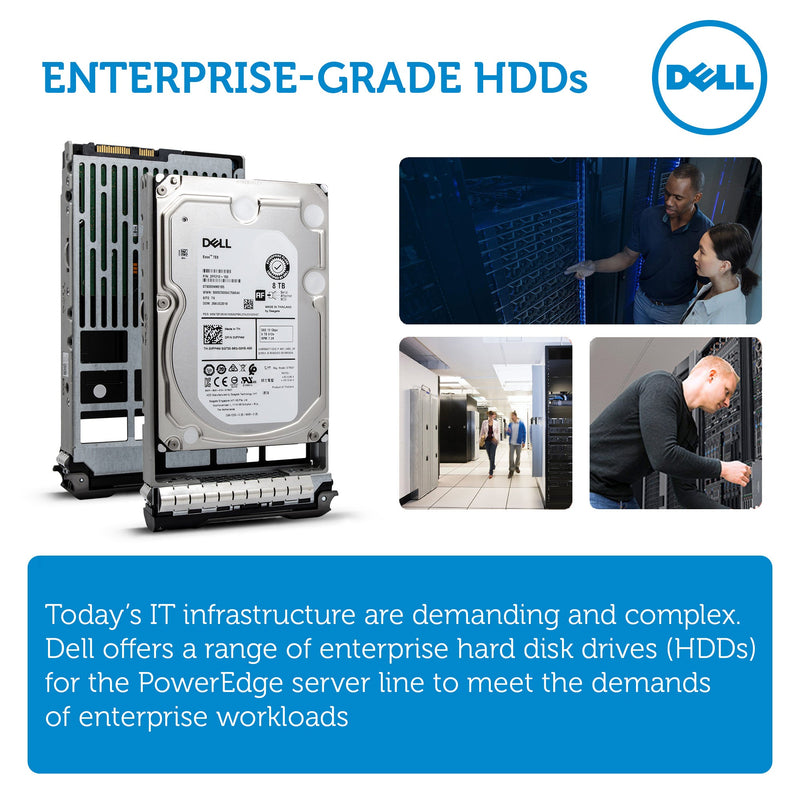 Dell G13 0221N1 8TB 7.2K RPM SAS 12Gb/s 512e 3.5" NearLine Hard Drive - Enterprise-Grade HDDs