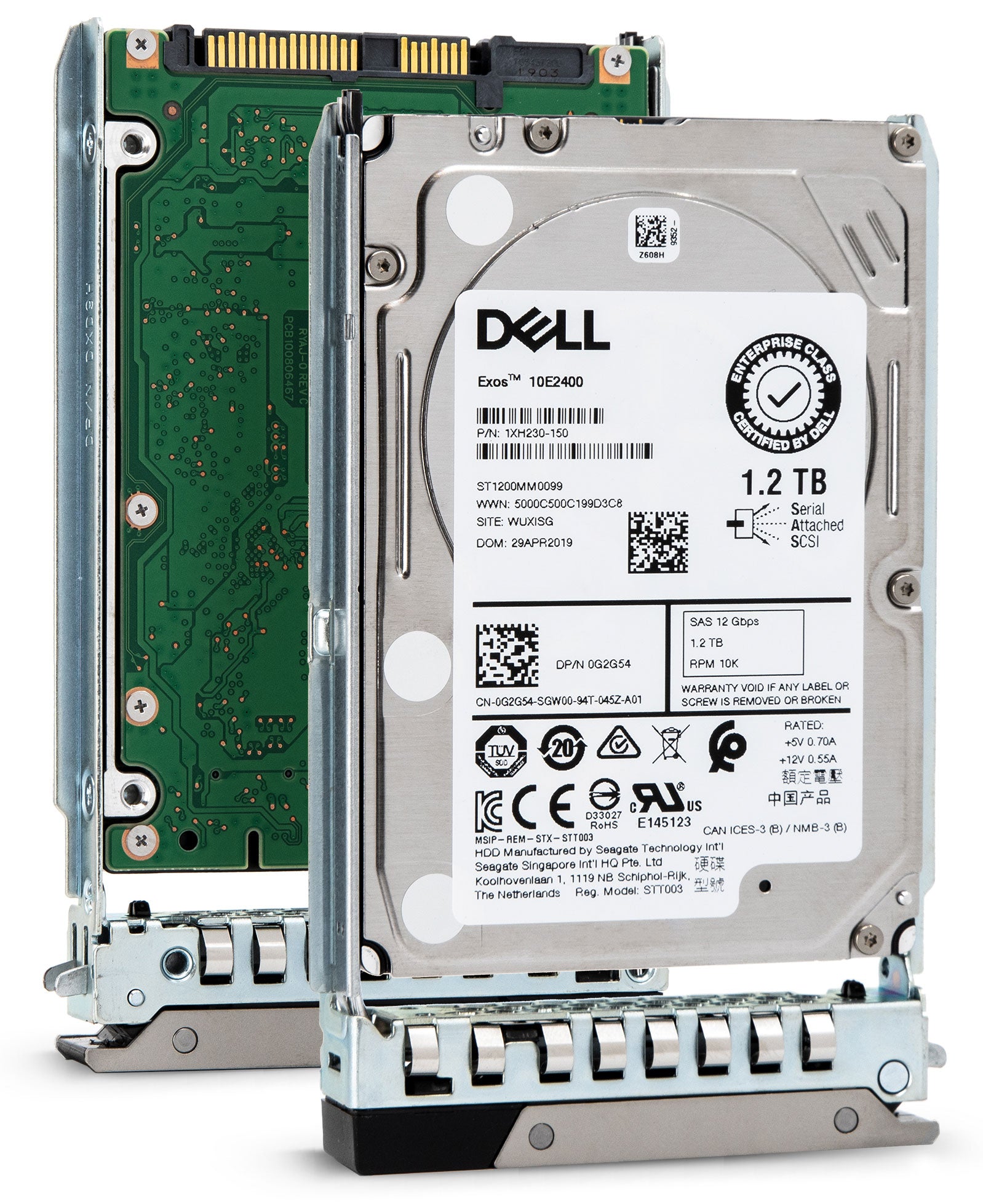 Dell G14 400-ATJL 1.2TB 10K RPM SAS 12Gb/s 512n 2.5" Hard Drive