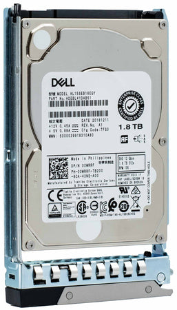 Dell G14 00WRRF 1.8TB 10K RPM SATA 12Gb/s 512e 2.5" Hard Drive