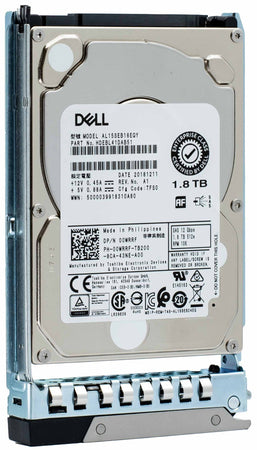 Dell G14 0T8VMH 1.8TB 10K RPM SAS 12Gb/s 512e 2.5" Manufacturer Recertified HDD