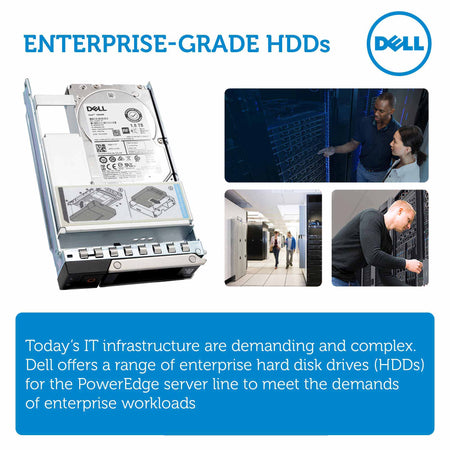 Dell G14 06X64K 1.8TB 10K RPM SAS 12Gb/s 512e 2.5" to 3.5" Hybrid Hard Drive