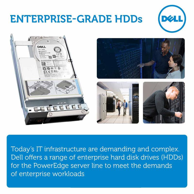 Dell G14 06X64K 1.8TB 10K RPM SAS 12Gb/s 512e 2.5" to 3.5" Hybrid Hard Drive