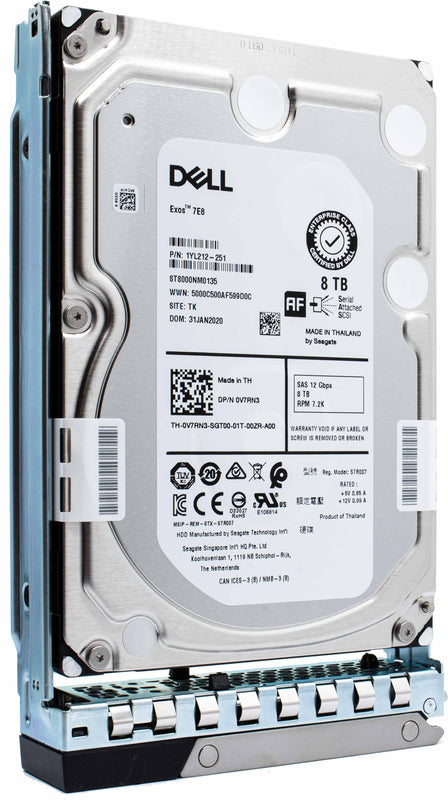 Dell G14 400-ATKX 8TB 7.2K RPM SAS 12Gb/s 512e 3.5" SED-FIPS NearLine Hard Drive