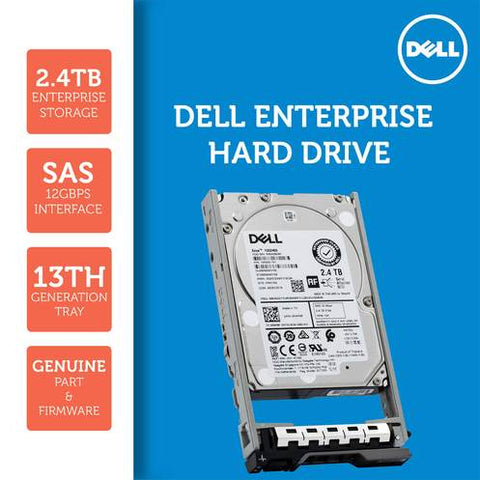 Dell G13 9F0N8 2.4TB 10K RPM SAS 12Gb/s 512e 2.5" Hard Drive