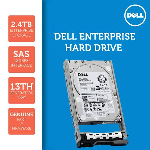 Dell G13 400-AWZD 2.4TB 10K RPM SAS 12Gb/s 512e 2.5" Hard Drive