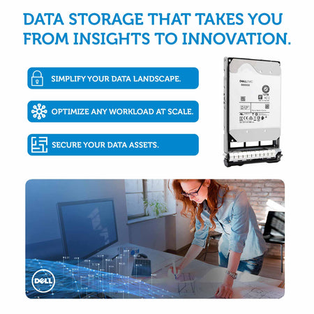 Dell G13 400-AUTD 12TB 7.2K RPM SAS 12Gb/s 512e 3.5" NearLine Hard Drive