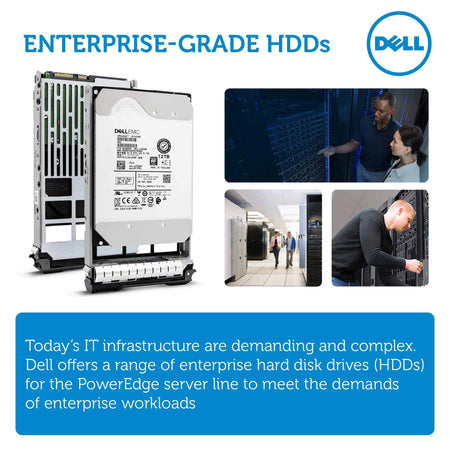 Dell G13 02TNTT 12TB 7.2K RPM SAS 12Gb/s 512e 3.5" NearLine Hard Drive