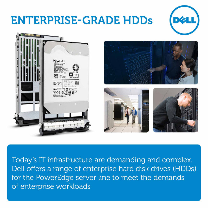 Dell G13 400-AUTD 12TB 7.2K RPM SAS 12Gb/s 512e 3.5" NearLine Hard Drive