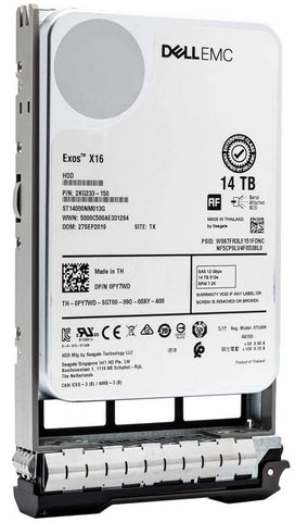 Dell G13 NRNFM 14TB 7.2K RPM SAS 12Gb/s 512e 3.5" Hard Drive