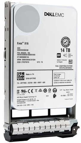 Dell G13 400-BFWT 14TB 7.2K RPM SAS 12Gb/s 512e 3.5" Hard Drive