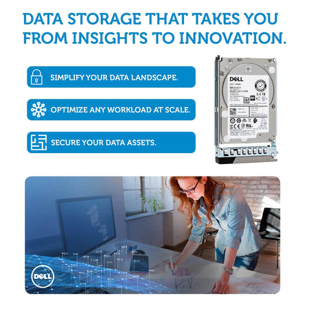 Dell G14 400-AVFL 2.4TB 10K RPM SAS 12Gb/s 512e 2.5" Hard Drive