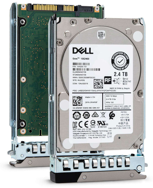 Dell G14 400-AVEZ 2.4TB 10K RPM SAS 12Gb/s 512e 2.5" Manufacturer Recertified HDD