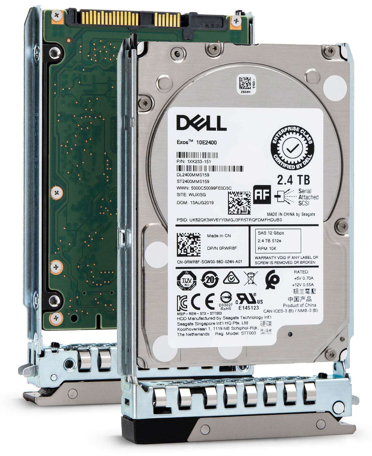 Dell G14 V7HYG 2.4TB 10K RPM SAS 12Gb/s 512e 2.5" Manufacturer Recertified HDD