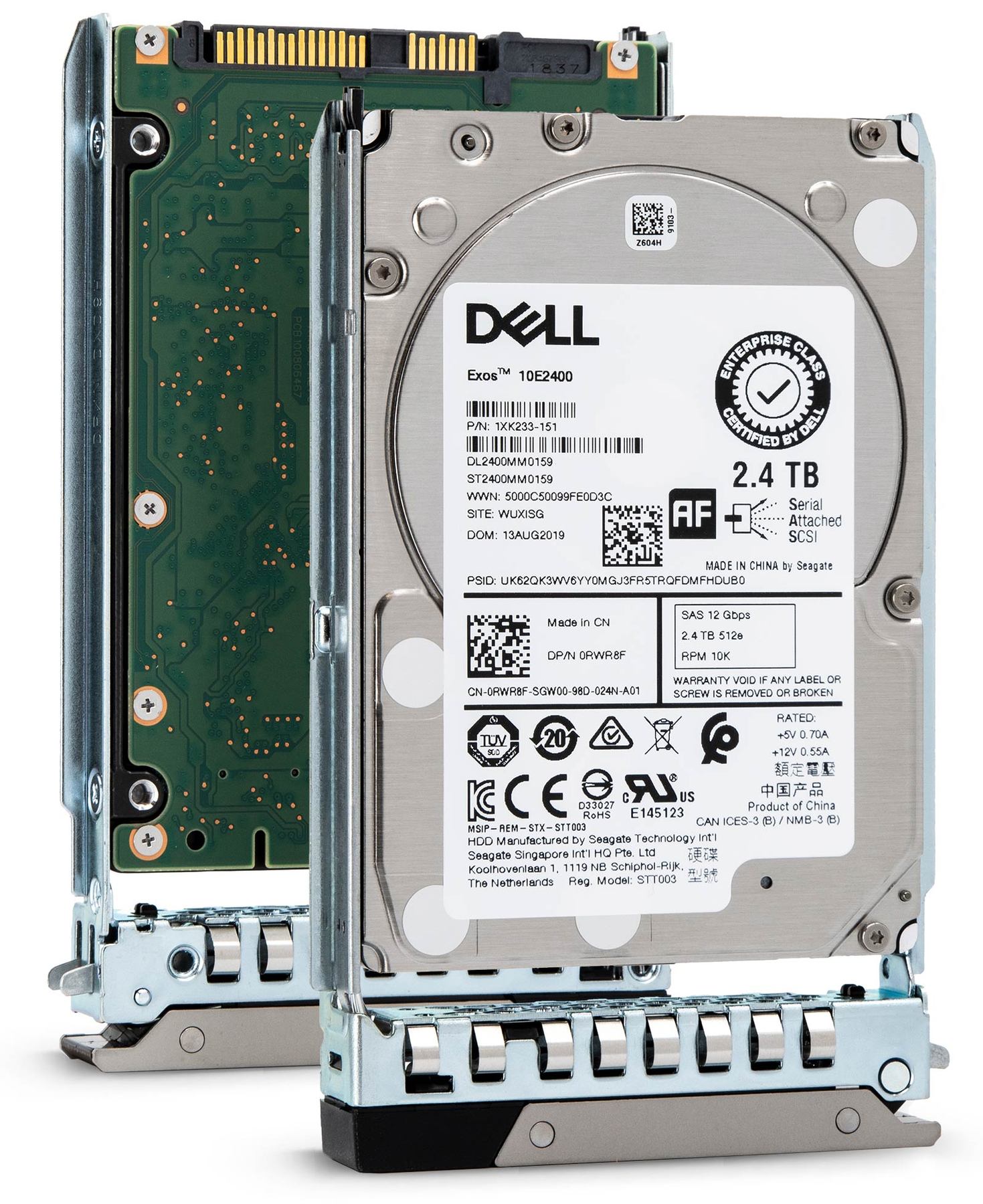 Dell G14 1XK233-151 2.4TB 10K RPM SAS 12Gb/s 512e 2.5" Manufacturer Recertified HDD